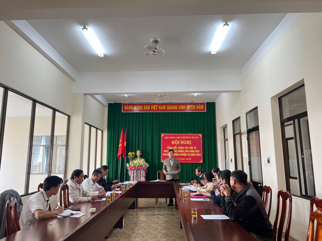 Hội Nông dân phường Tự An tổng kết công tác Hội và phong trào nông dân năm 2023